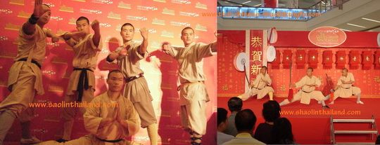 ʴѧѴԹ ɨչ 2553 繷 Ѳ ź 1/ Shaolin Kungfu performance on Chinese New Year 2010 at Central Plaza Jangwattana and Central Chonburi Thailand 1